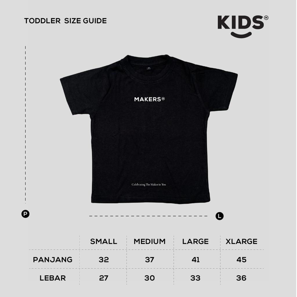 (KIDS) MAKERS T-Shirt Black