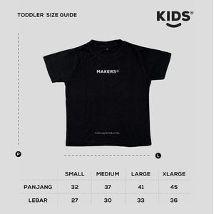 (KIDS) MAKERS T-Shirt Black