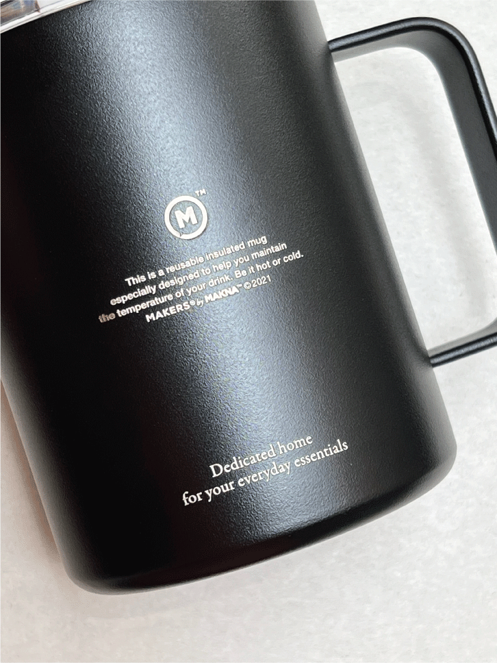 Insulated Takeaway Mug - Black